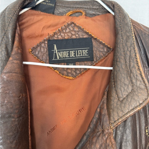 ✦ Vintage Faded Leather Moto Jacket ✦ - Picture 4 of 8